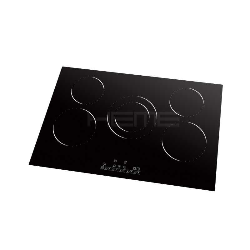 China kitchen appliance built in cooktop supplier 5 burner 80cm electric ceramic hob