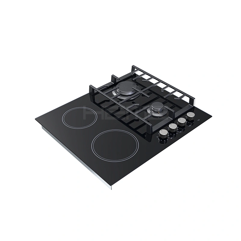 2 gas 2 electric combination stove