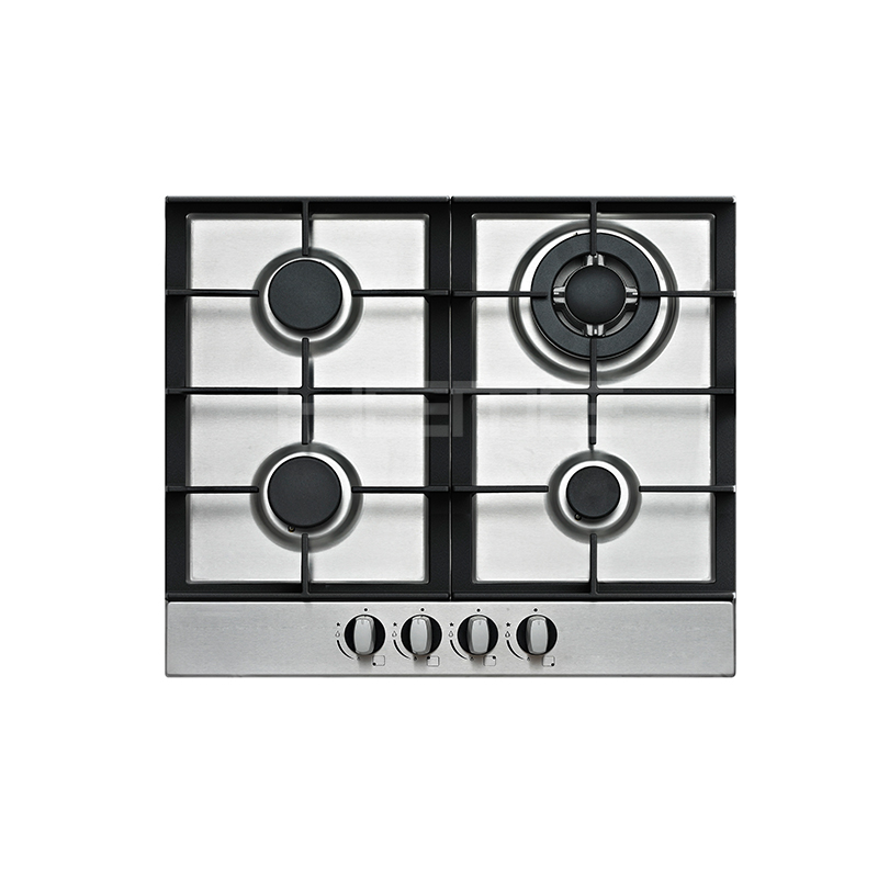 Household Kitchen Appliance Factory Stainless Steel Panel Built-in Gas Cooktop with 4 Burners