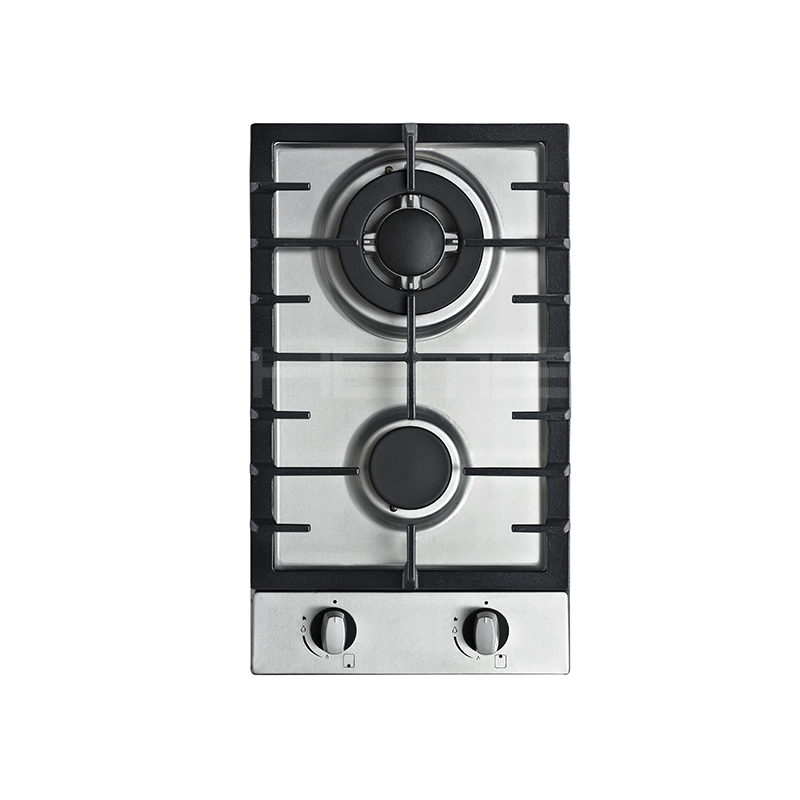 Professional Manufacturer 30cm 2 Burners Built-in Stainless Steel Gas Stove
