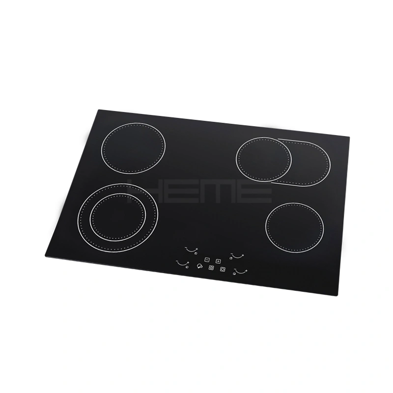 Home kitchen Guangdong manufacturer 80cm 4 burners electric ceramic cooktop