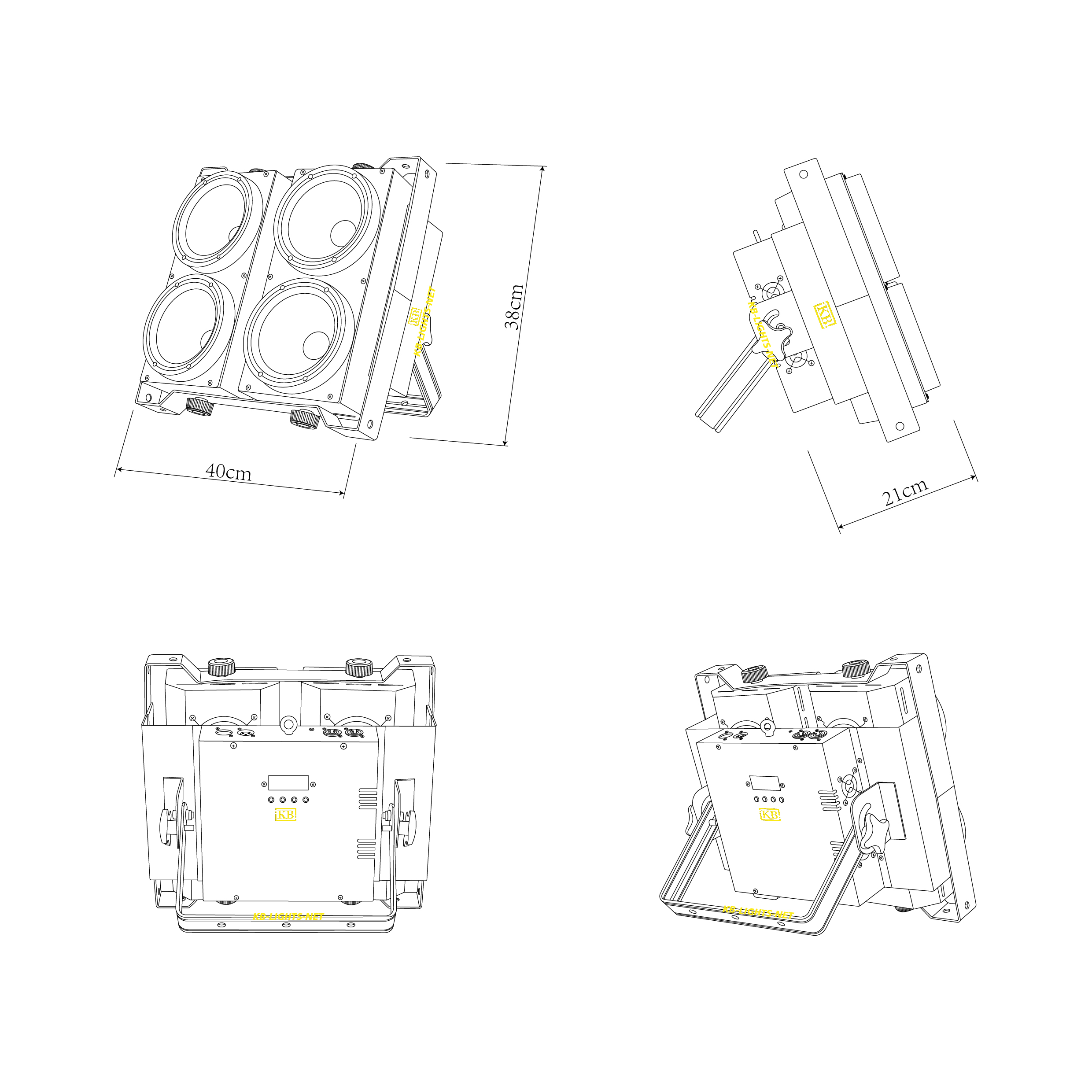 BEST STAGE LIGHT BLINDER INDOOR in 2024 KB lighting