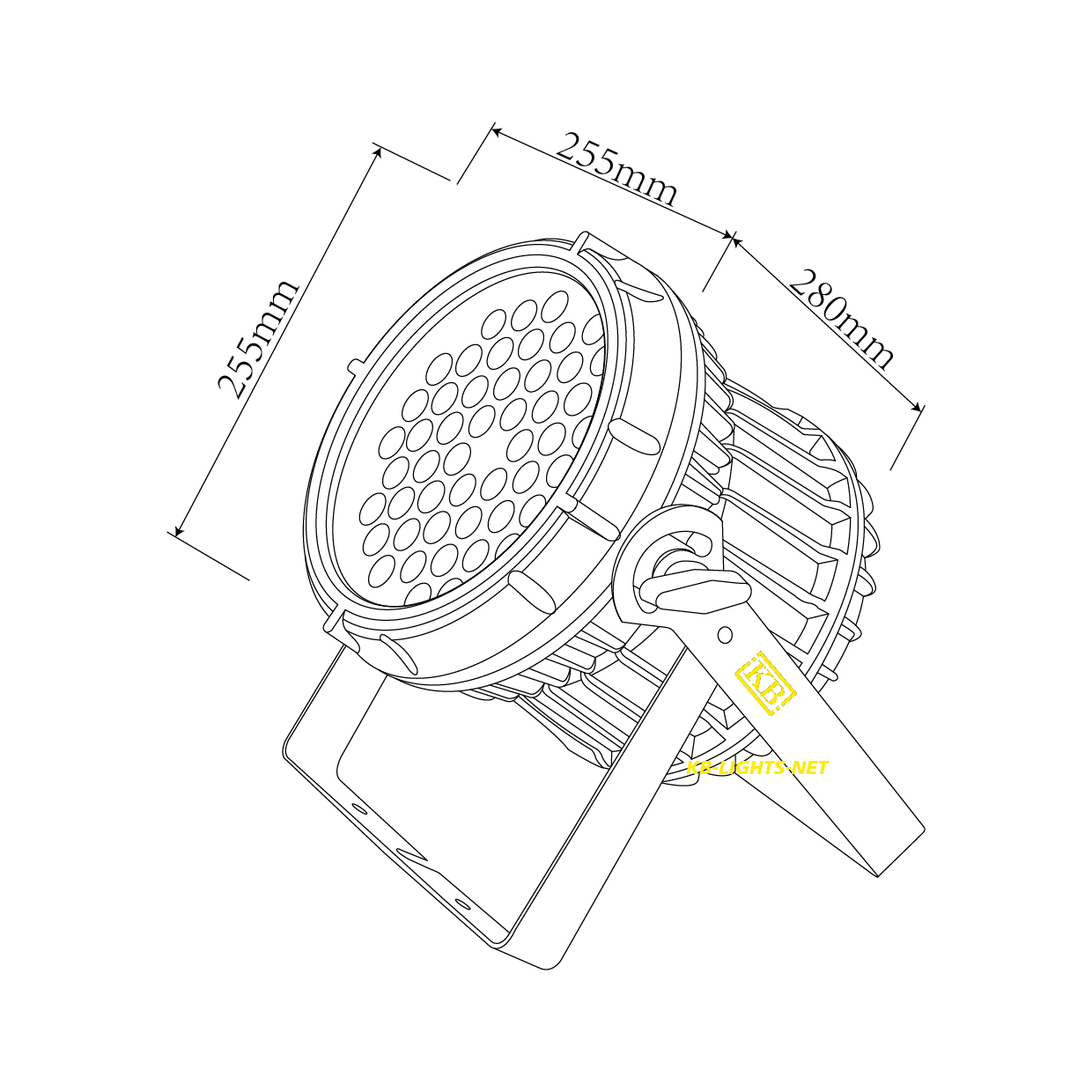 Top led par can stage lights ip65 in 2024 KB lighting