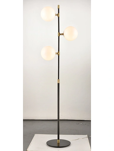 Globe Glass Floor Lamp/Frosted Glass Floor Lamp/WWW.Shingwai.com