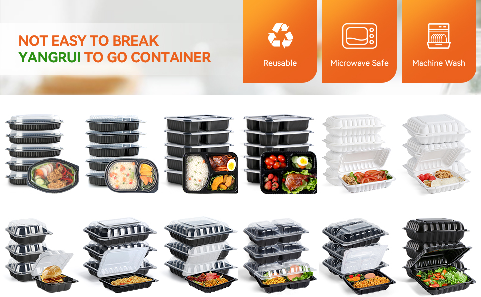 Culinary Excellence Restaurant Food Storage, EcoFriendly Green Lunch