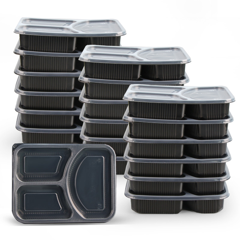 Premium Quality, Sleek Design Food Grade Plastic Containers for Black