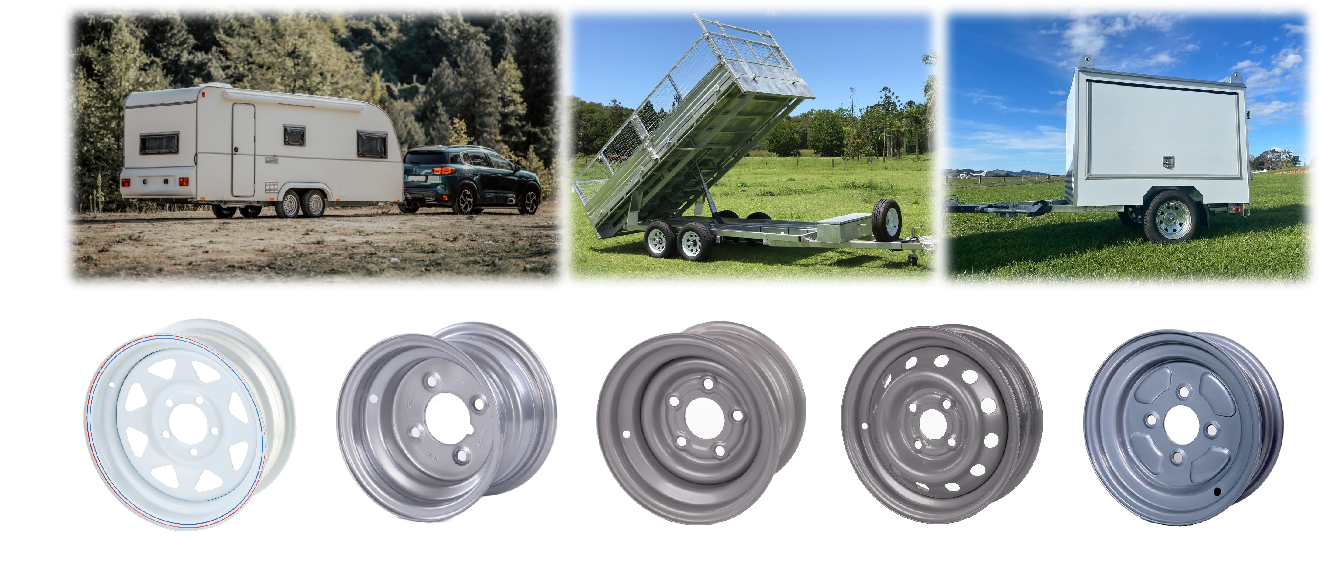 6.00X10 trailer steel wheel rim trailer Assembling trailer wheels for sale