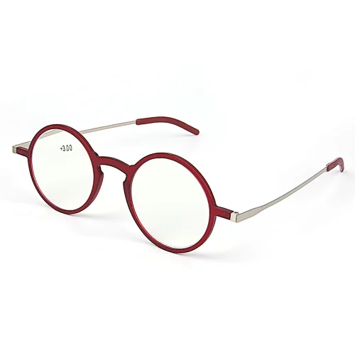 EMMA Wholesale High Quality Exquisite Ultrathin Stainless Steel Reading Glasses Wtih Case LR-T221