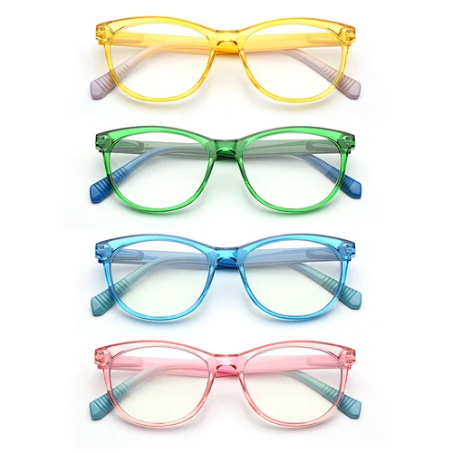 EMMA Wholesale Cheap Multicolor Big Frame Plastic Reading Glasses LR-P8970