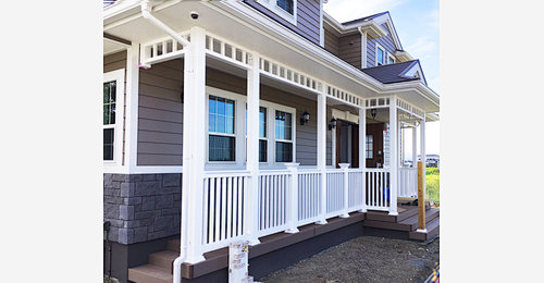 Yardsmart white pvc railing