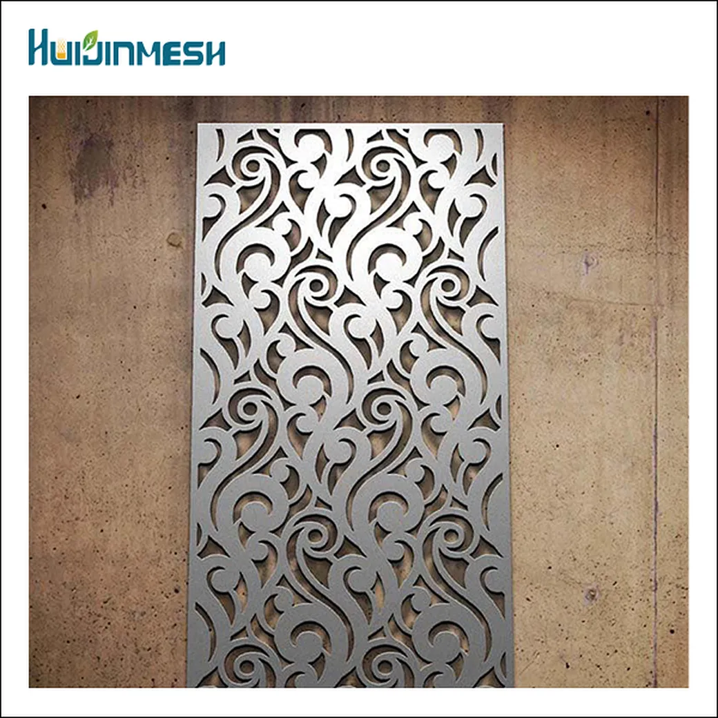 laser cut decorative metal panel