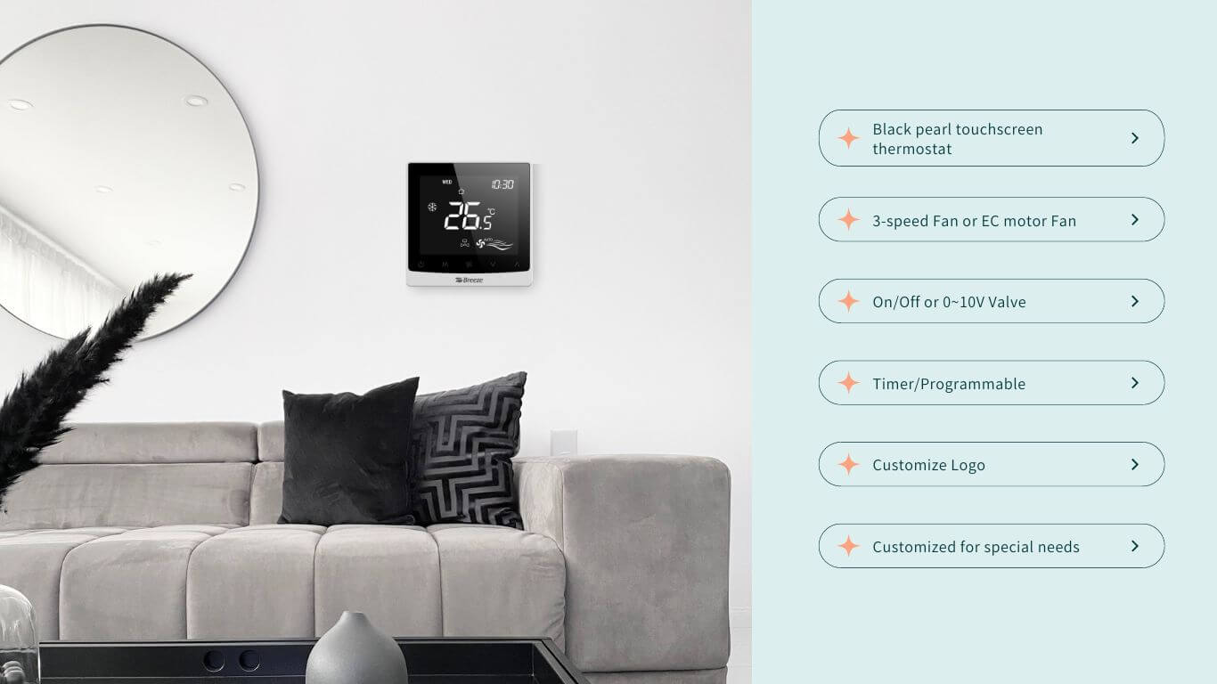 Fan Coil Thermostat Breeze Controls