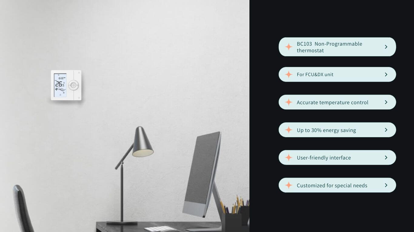 Non-Programmable thermostat - Breeze Controls