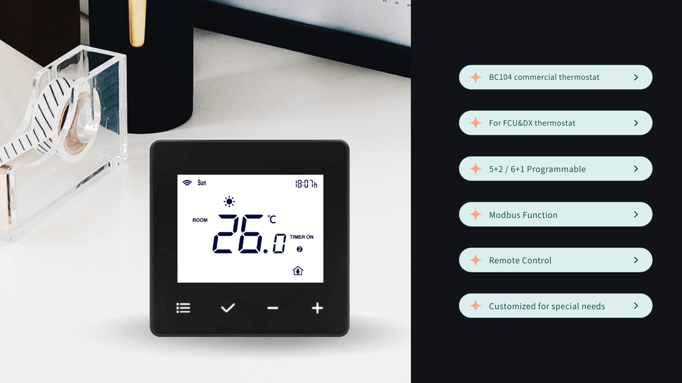 Commercial Thermostat Breeze Controls