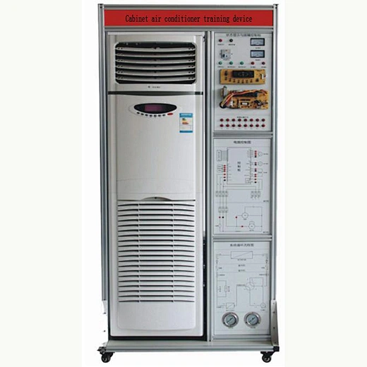 Cabinet air conditioner training device educational equipment