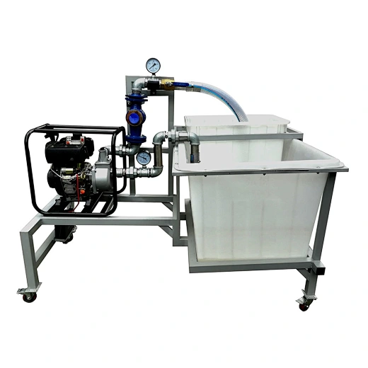 Motorcycle pump study bench educational equipment