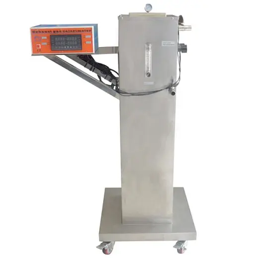 Exhaust gas calorimeter test stand