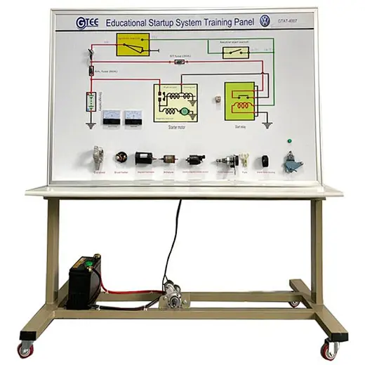 Automobile starting system teaching board automotive training board