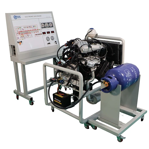 Electrically controlled dual-fuel engine trainer teaching equipment