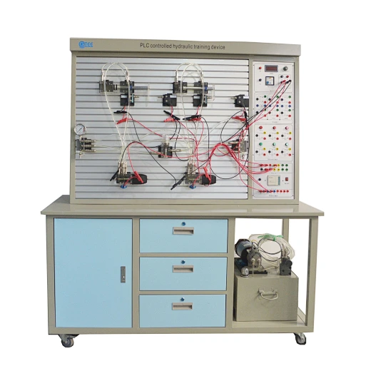 PLC controlled hydraulic training device educational equipment