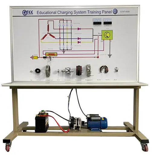 Automobile charging system teaching board educational equipment