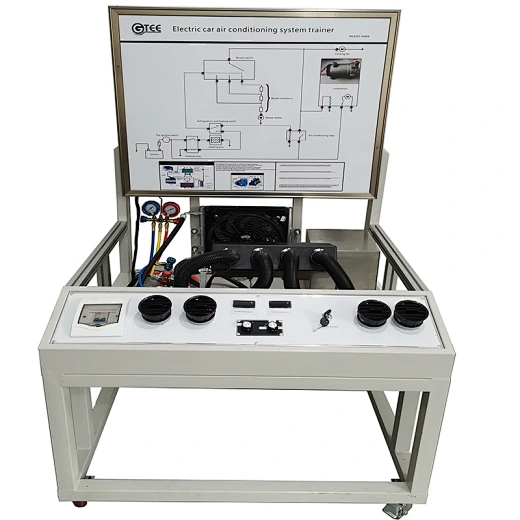 Electric car air conditioning trainer educational equipment