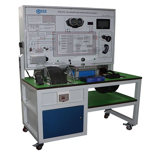 Electric car wheel hub motor drive trainer electric vehicle training equipment