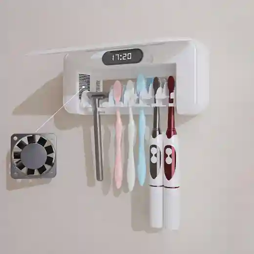 wall mounted toothbrush holder for bathroom