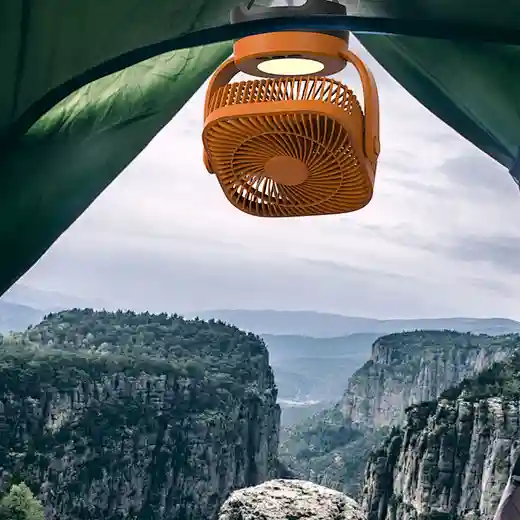 Rechargeable camping fan