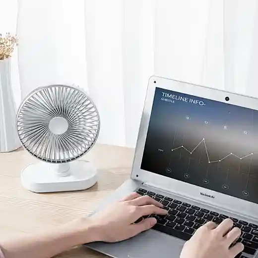 4 fan speeds mini 5.5inch usb desk fan