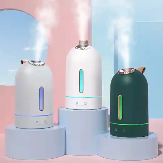 180 Degree Rotating Ultrasonic Mini Led Humidifier