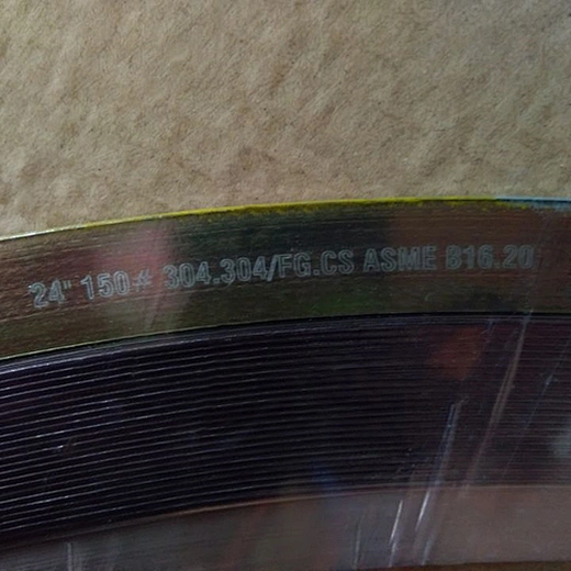 FG Filled Spiral Wound Gasket, 24 Inch, DN600, 150LB