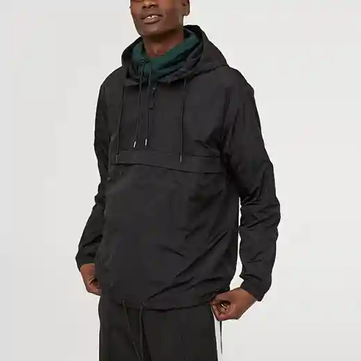 half zip windbreaker