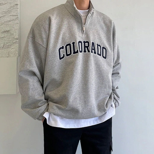 quarter zip pullover