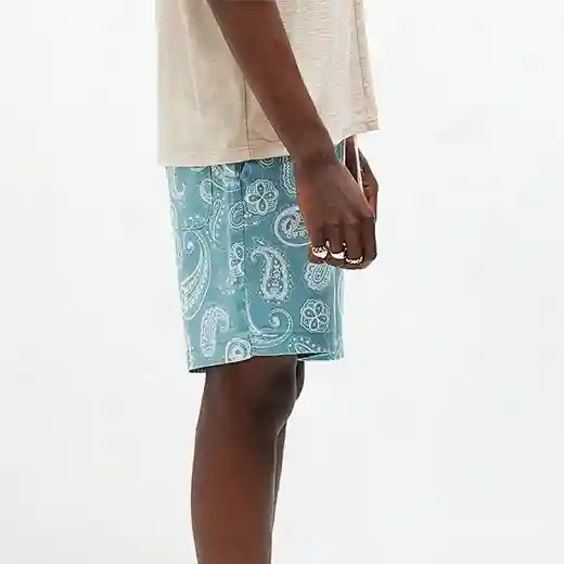 men printed shorts