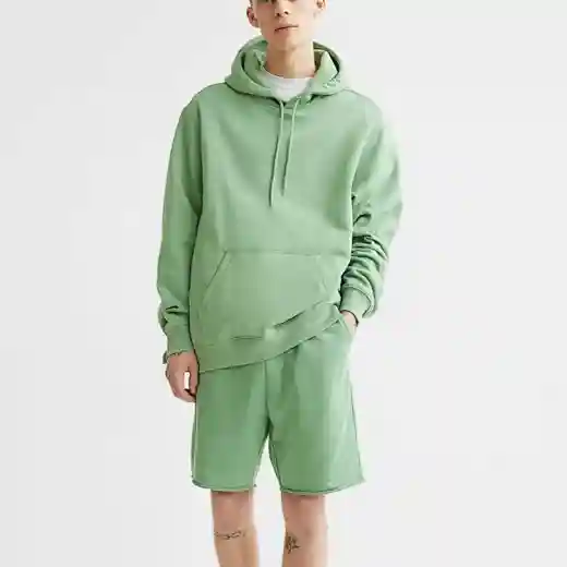 raw hem hoodie