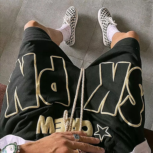 3d Puff Print Shorts