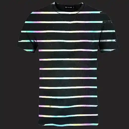 reflective print tshirt