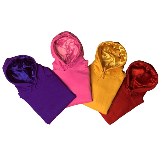 hoodies with silk hood