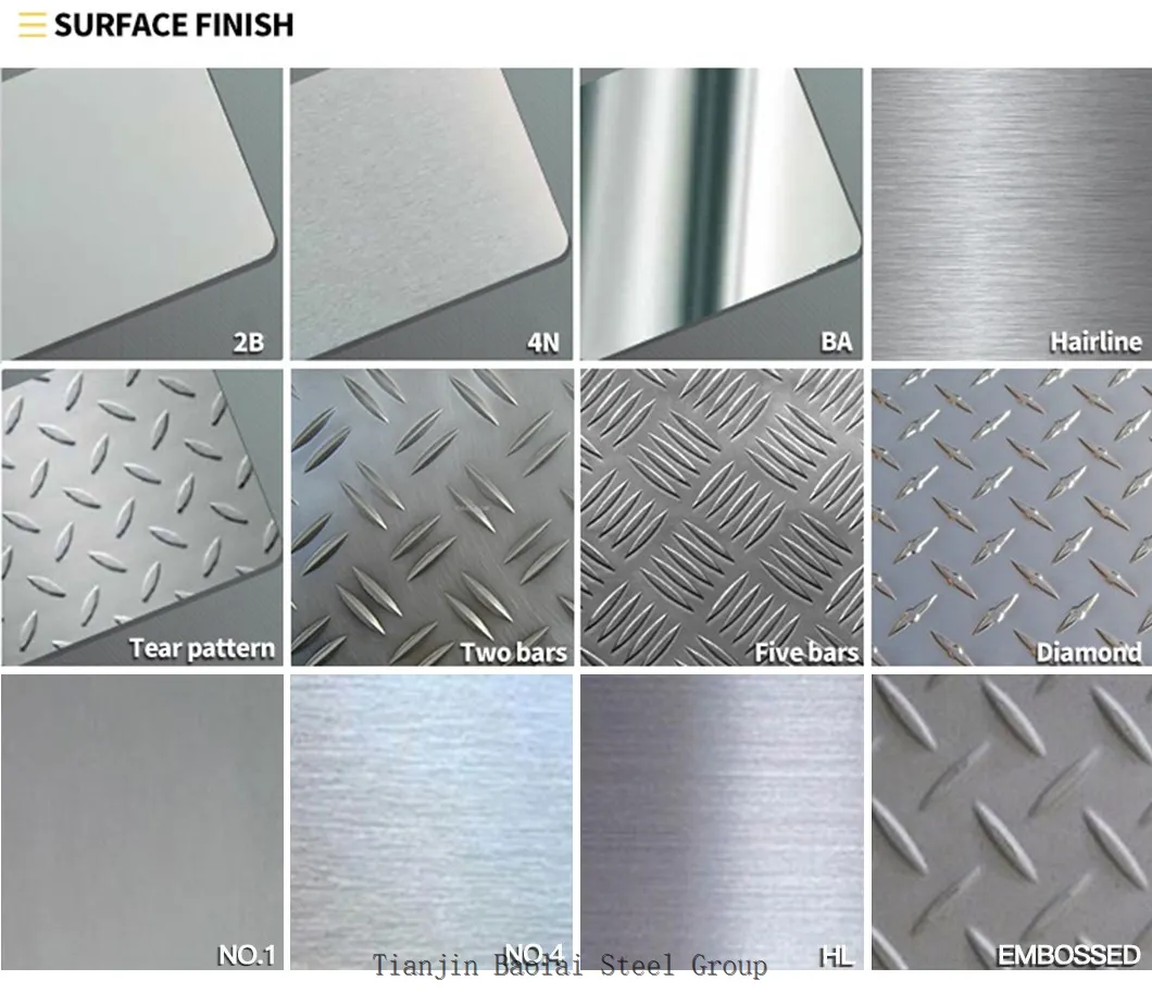 Baolai stainless steel plate surface finish