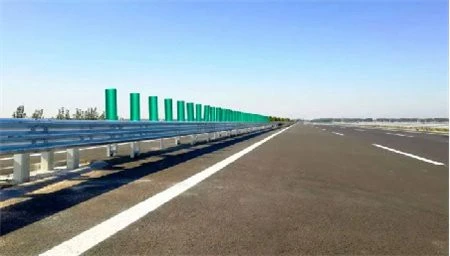 application of hot dipped galvanized steel pipe in highway guardrails