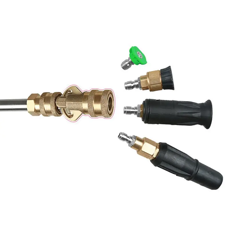 Good Quality 14 Inch High Pressure Washer Nozzle Cleaning Quick Connecting Pivoting Coupler 0095