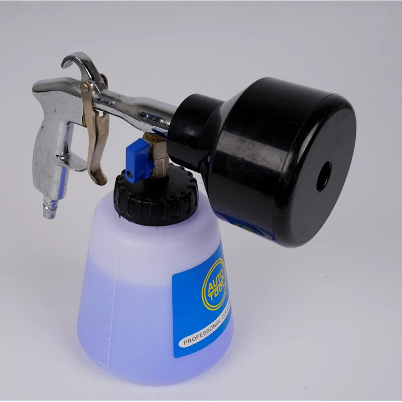 High Pressure Car Interior Cleaning Gun - Stainless Steel Air Pulse Gun For Seats, Dash, Carpets & Engine