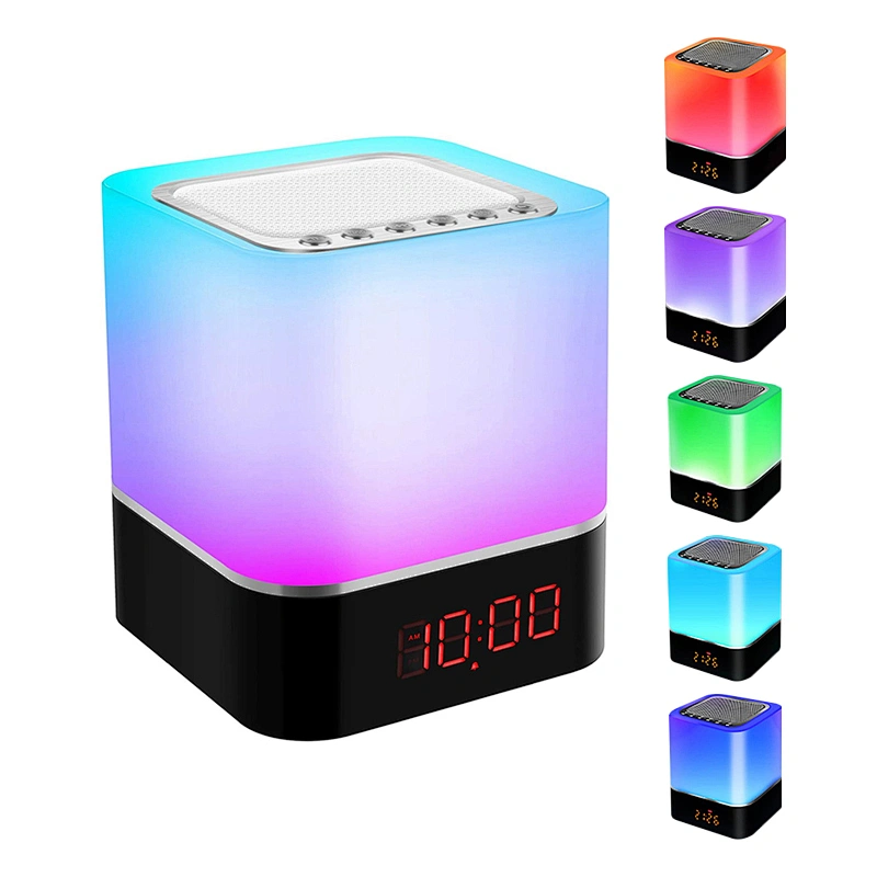 Multi-Color Changing Bedside Lamp Wireless Speaker , - Shenzhen Myon ...