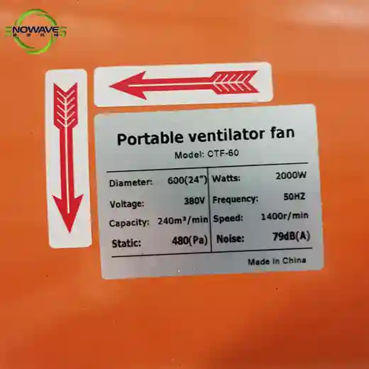 portable extraction fan