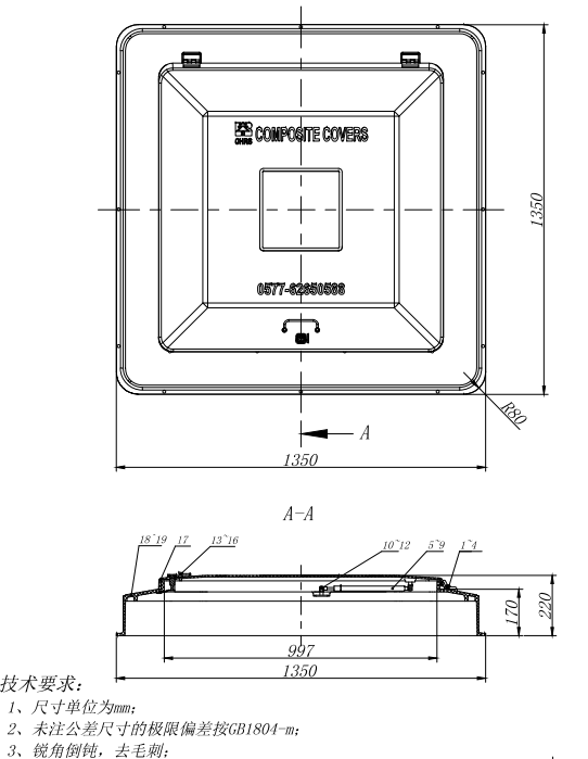 Transparent Inspection Cover 1000x1000mm Inspection Cover & Frame -China Manufacturer