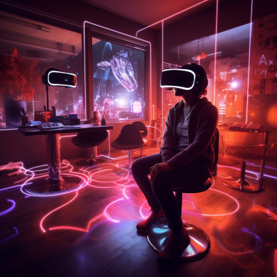 LEDs in Virtual Reality-Immersive Lighting for Virtual Worlds