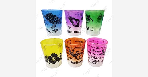 DECORATED SHOT GLASS