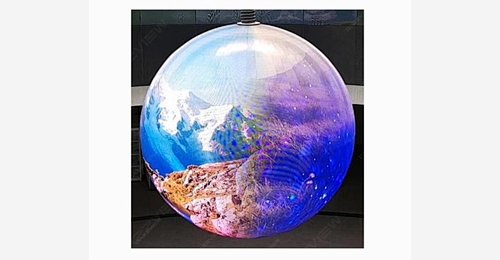 creative sphere LED display