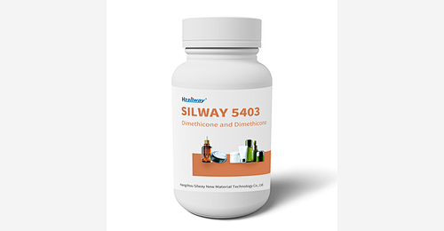 Dimethicone, Dimethiconol and Silicone Gum Blends mixed.